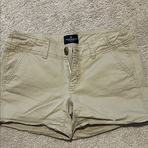 American Eagle Outfitters Women's Khaki Cargo Shorts